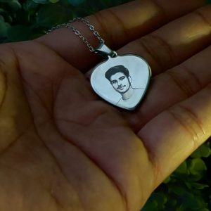 Customized Photo Pendant – Heart Shape