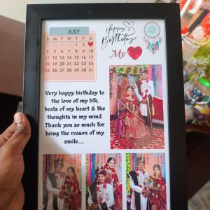 Customized Calendar Photo Frame