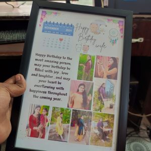 Customized Calendar Photo Frame