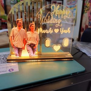 Customized Caricature Light with Thumb Imprint