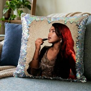 Sequin Photo Pillow (12x12 inch)